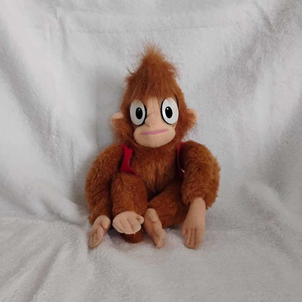 ABU Vintage 1992 Disney Aladdin Monkey 10" Mattel Plush Stuffed Animal Toy